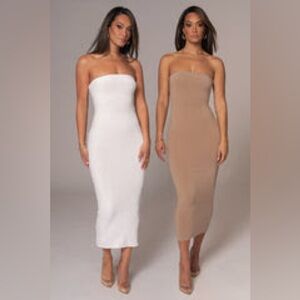 Jlux label reversible midi dress